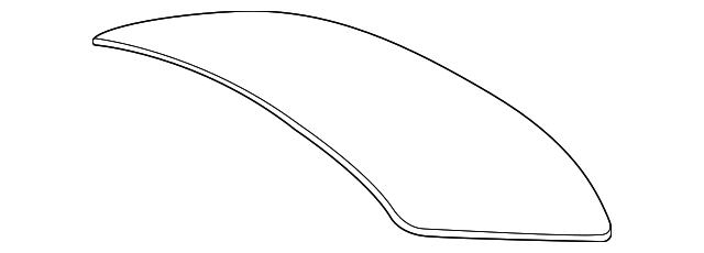 Rear Window Upper Reveal Molding - BMW E46 3 Series Sedan (1998-2005)