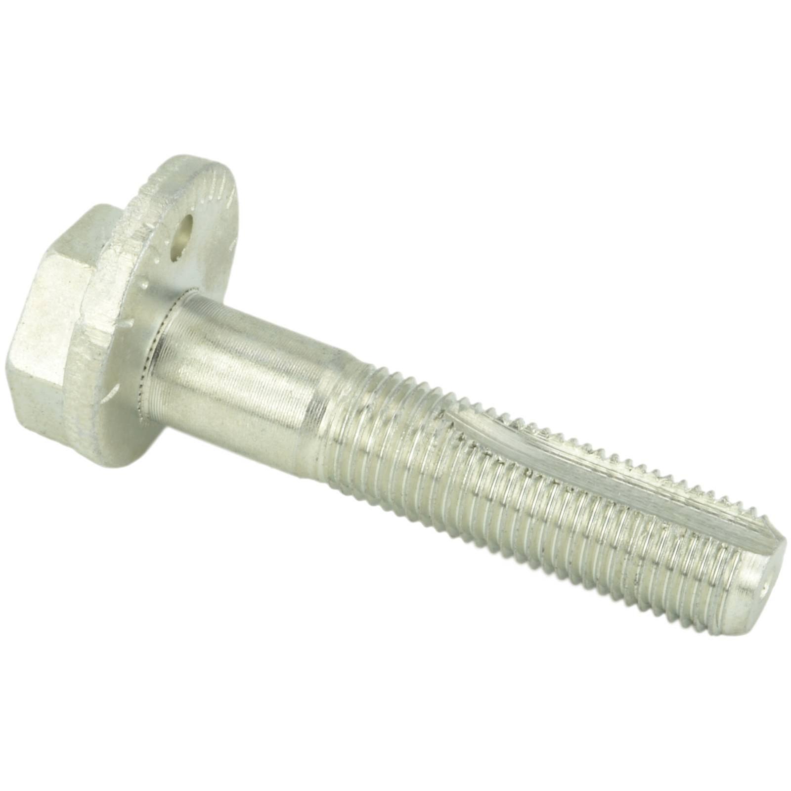 Camber adjusting eccentric bolt