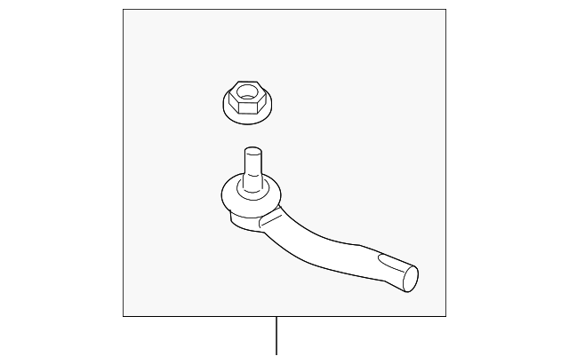 Nissan Outer Tie Rod Socket Kit D8520-ET00A