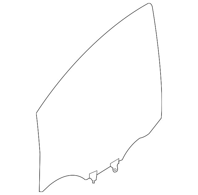 Glass Assy-Front Door Win