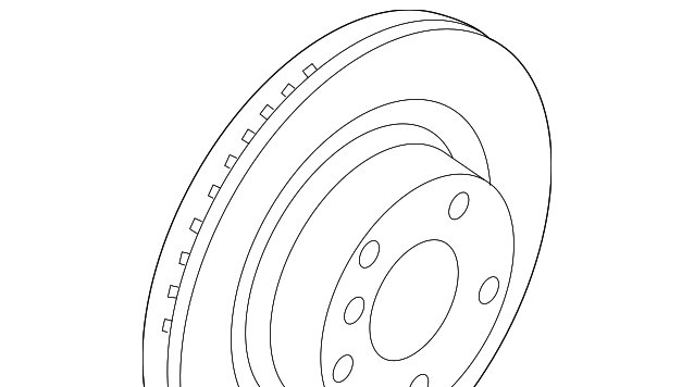 Disc Brake Rotor - BMW (34-21-6-864-901)