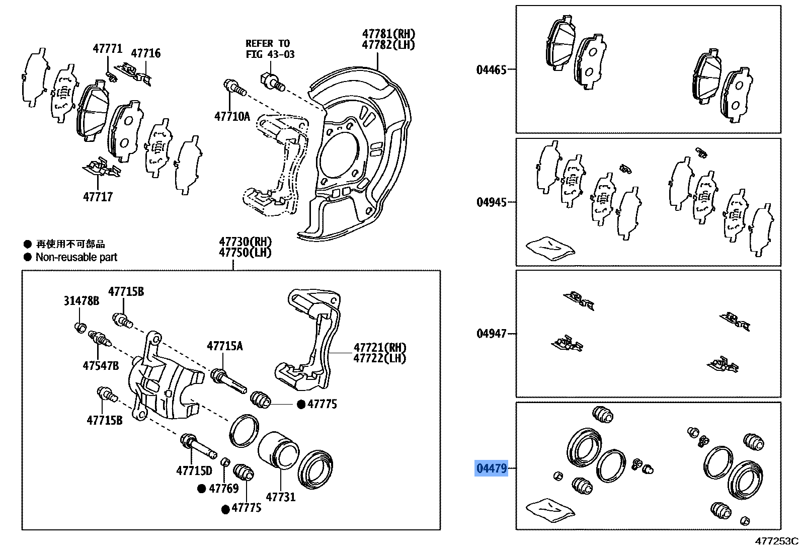Cylinder Kit Fr