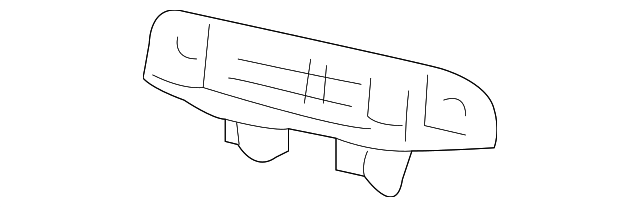 Genuine BMW Headlight Washer Cover Bracket 51117142159