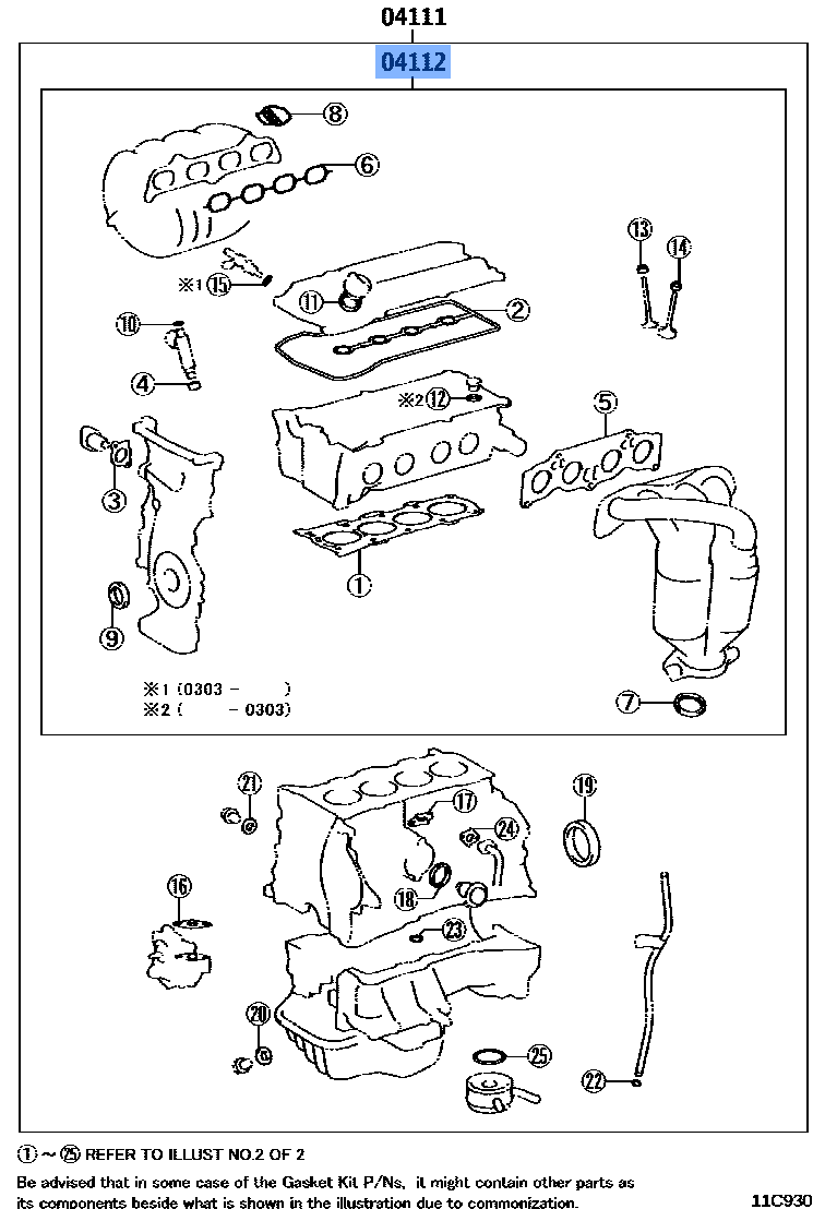Half Gasket Kit