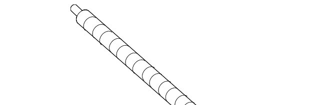 Trunk Lid Tension Spring Damper - Genuine BMW 51247185905 - Right