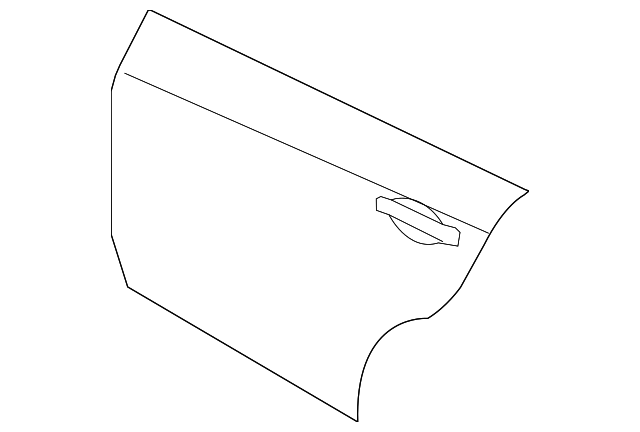 Panel-Rear Door,Outer Lh