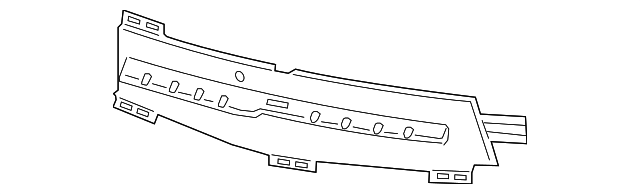 BMW 5 Series G30 Front Bumper Inner Grill Fog Light Cover Left