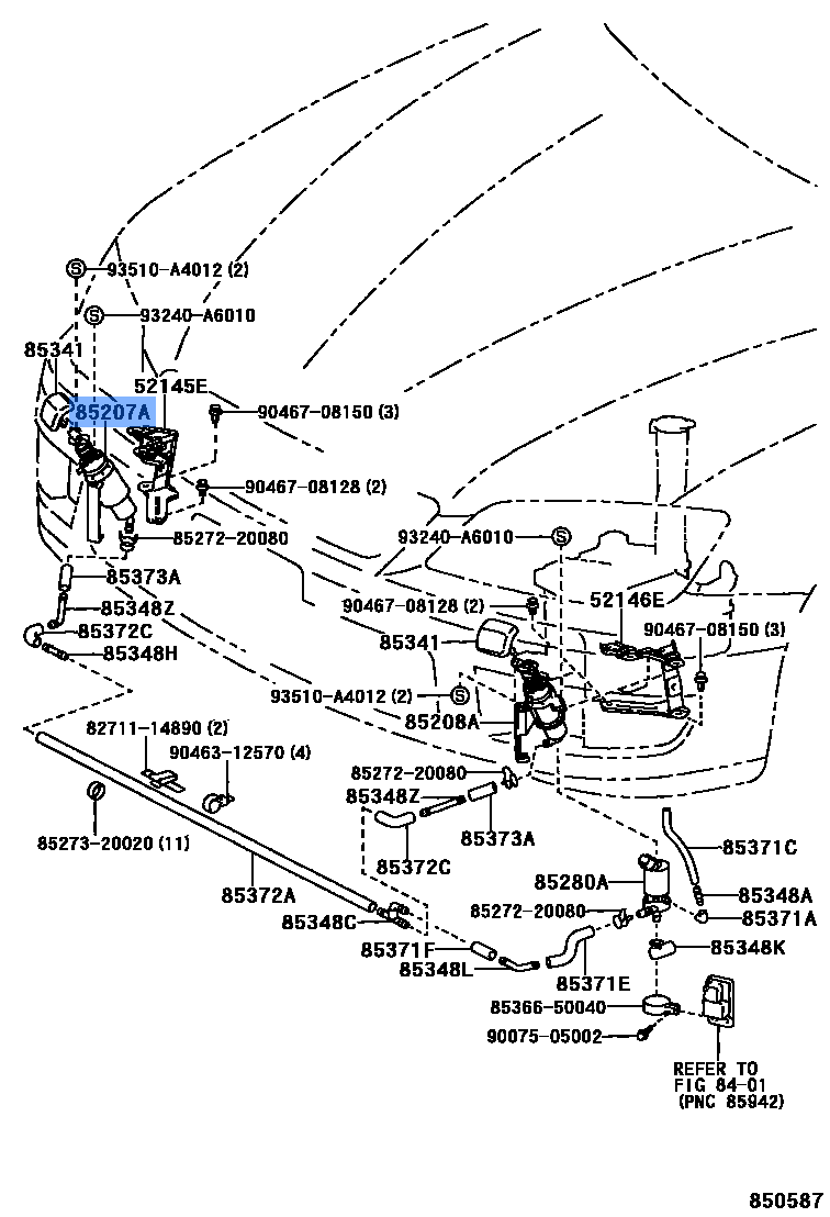 Nozzle Assy, Windshield Washer