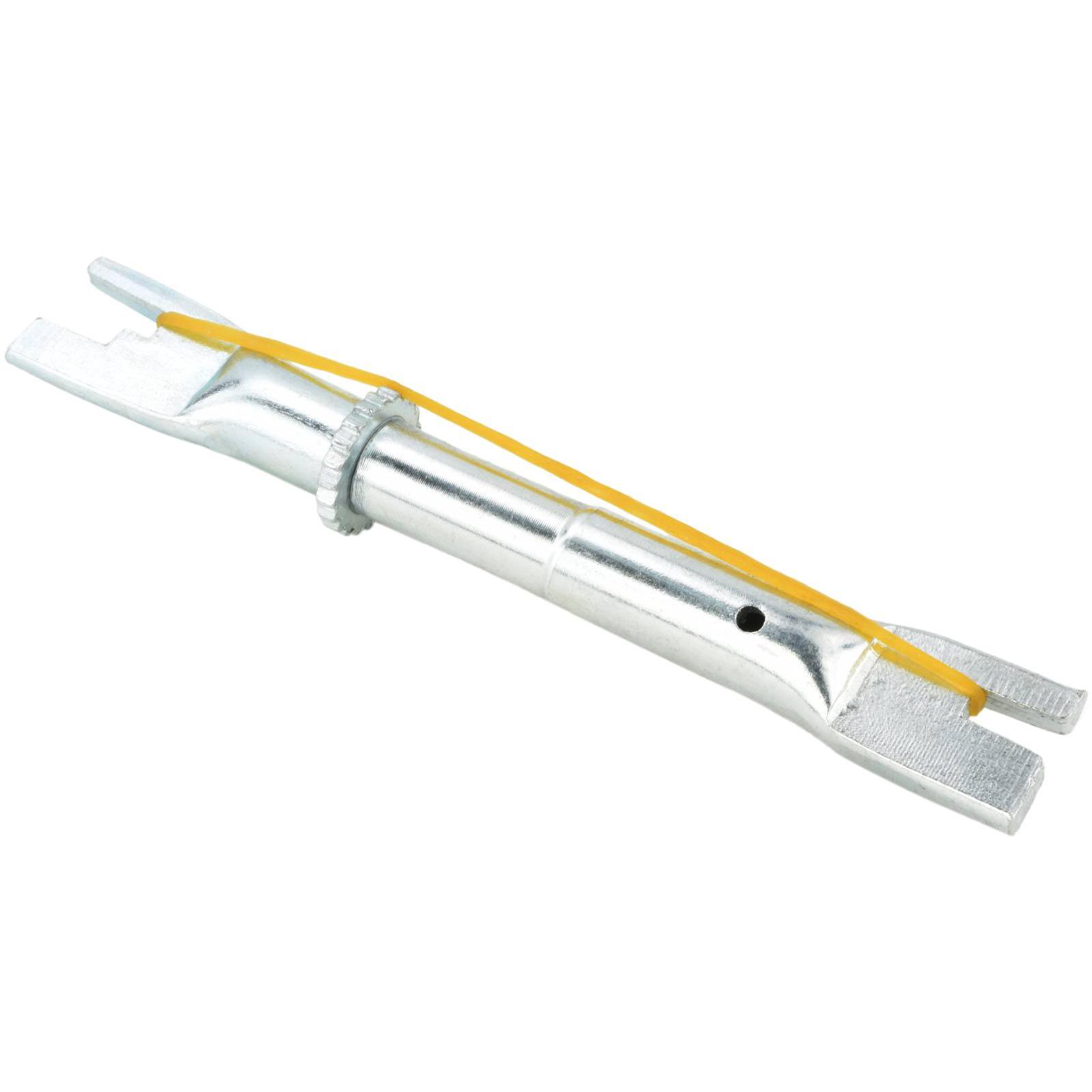 Rear brake shoe adjuster right