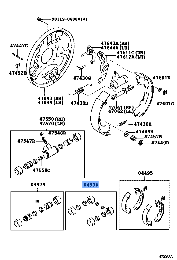 Kit Wheel Cylinder
