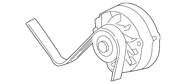 BMW 750iL Optibelt Serpentine Belt 7PK1040 11287512972