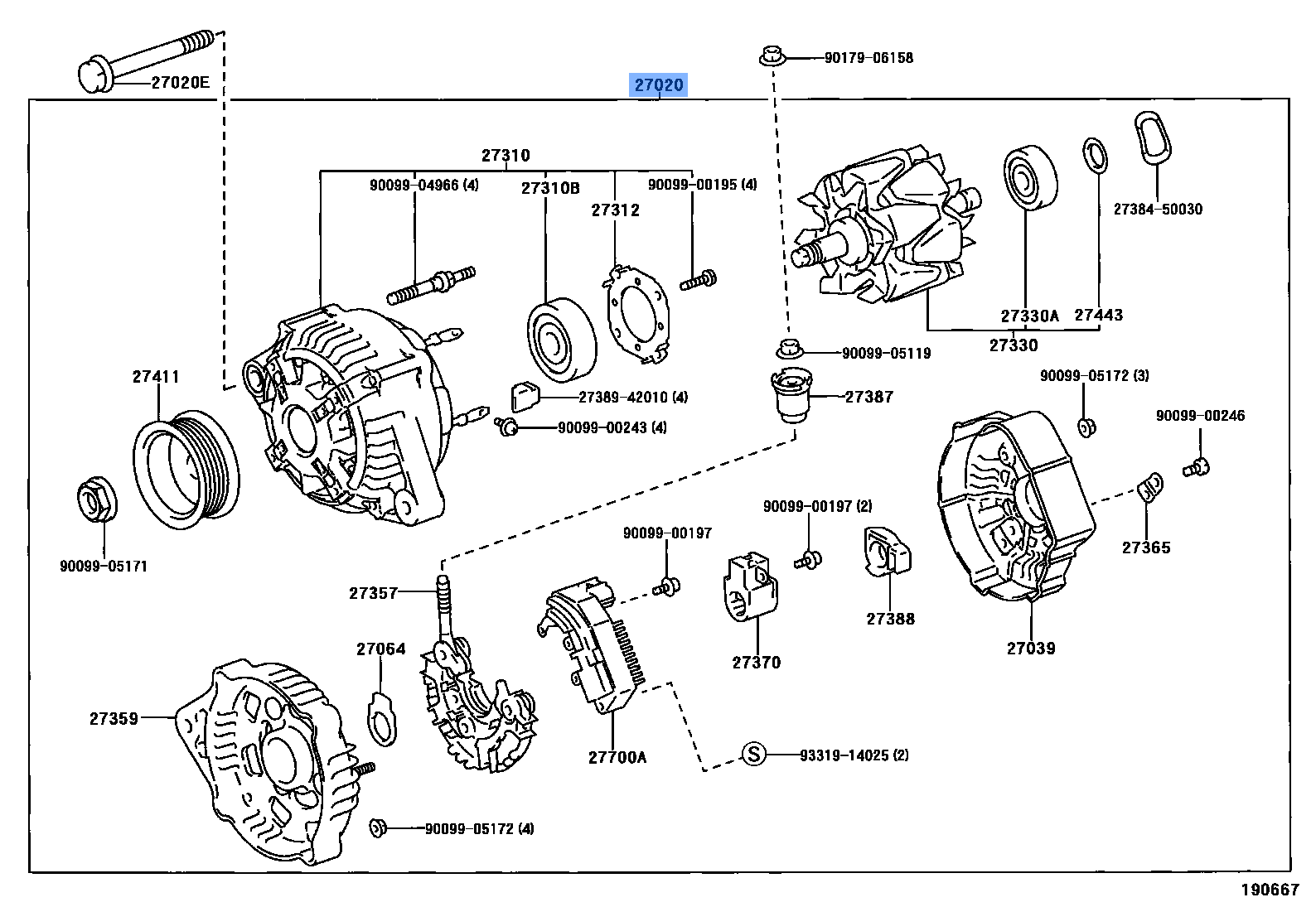 Alternator Assy