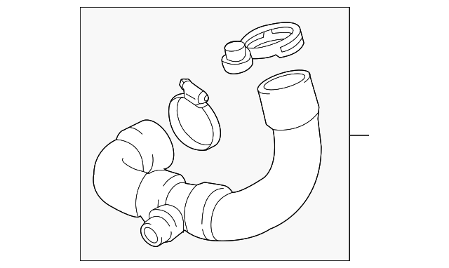 Connector Hose - BMW (11-53-8-645-479)