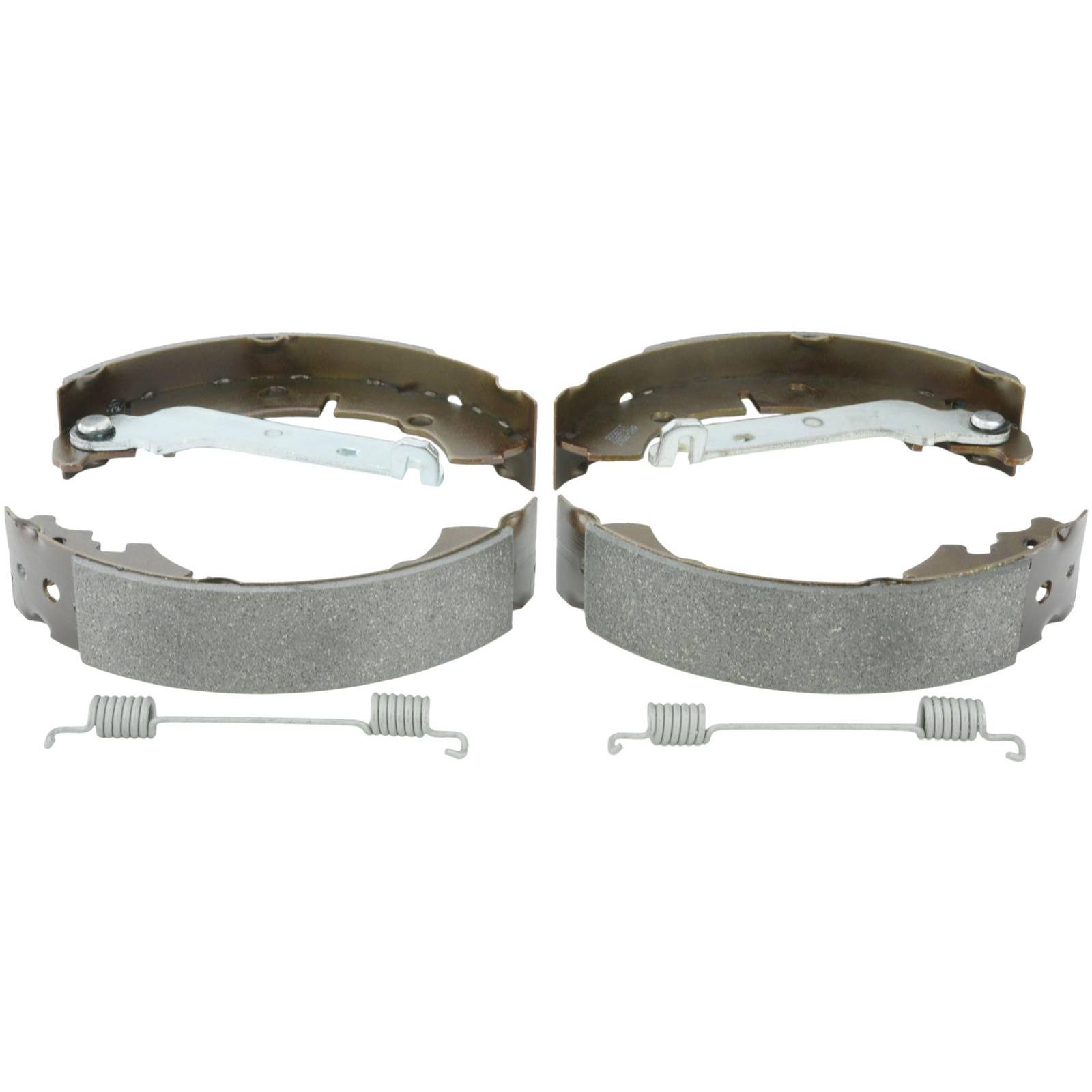 shoe kit, rear brake (with anti-rattle spring)